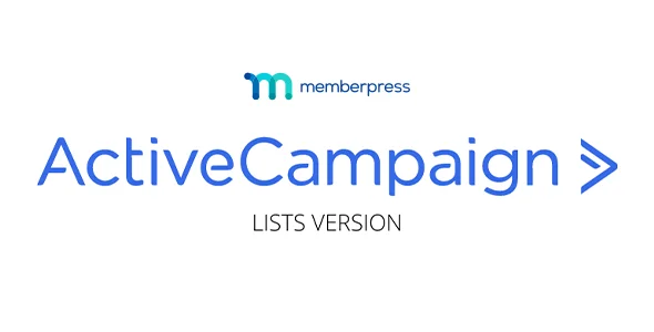 Memberpress ActiveCampaign Lists Version
