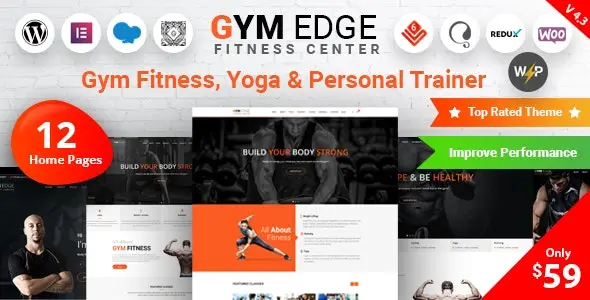 Gym Edge Fitness Theme