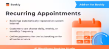 Bookly Recurring Appointments Addon