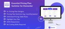 Essential Pricing Plan Switcher for Elementor
