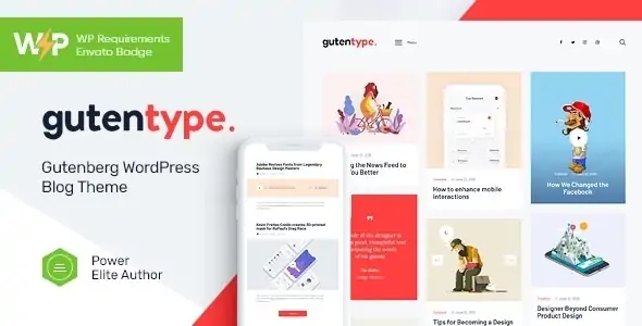 Gutentype Gutenberg WordPress Theme