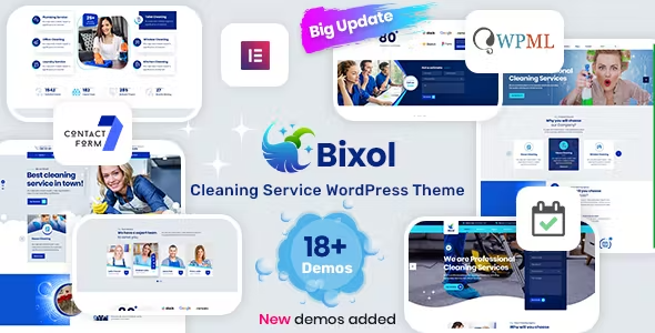 Bixol Cleaning Services Theme