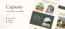 Capuay Hotel and Resort Elementor Template Kit