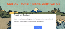 Contact Form 7 Email Verification
