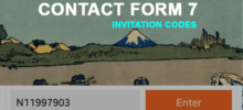 Contact Form 7 Invitation Codes