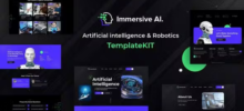 ImmersiveAI Robotics Elementor Template Kit