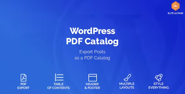 WordPress Blog to PDF