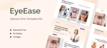 EyeEase Eyecare Clinic Elementor Template Kits