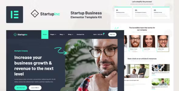 StartupInc Startup Elementor Pro Template Kit