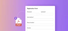 User Registration PDF Form Submission Addon