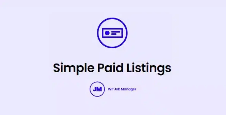 WP Job Manager Simple Paid Listings