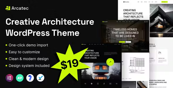 Arcatec Architecture Wordpress Theme