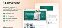 Chyrone Chiropractic Elementor Template Kit