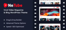 Netube Viral Video Blog and Magazine Theme