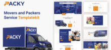 Packy Packers and Movers Elementor Template Kit