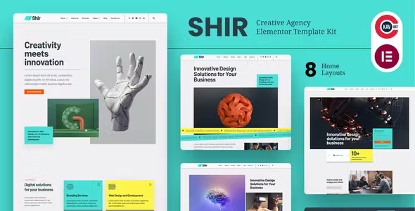 Shir Creative Agency Elementor Template Kit