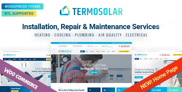 Thermosolar Maintenance Services Theme