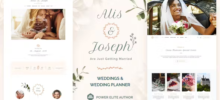 Alis Wedding Planner WordPress Theme