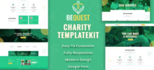 Bequest Nonprofit Elementor Template Kit