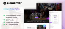 CreativeTech Marketing Elementor Template Kit