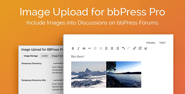 Image Upload for bbPress Pro