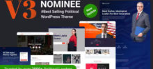 Nominee Political WordPress Theme
