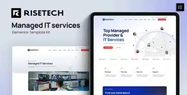 Risetech IT Services Elementor Template Kit