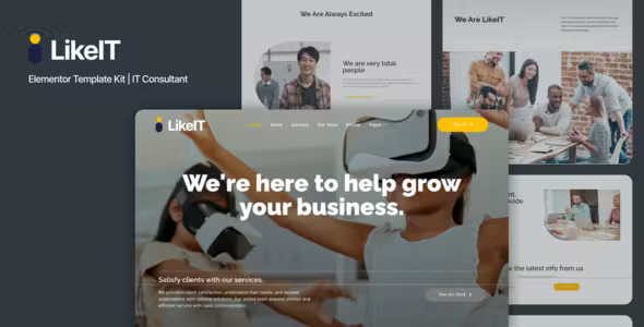 LikeIT Consulting Agency Elementor Template Kit