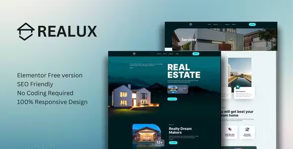 Realux Real Estate Elementor Template Kit