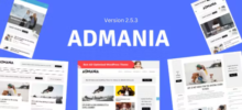 Admania Adsense Theme With Gutenberg