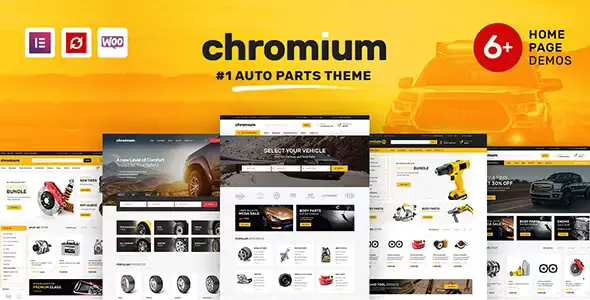 Chromium Auto Parts Shop WordPress Theme