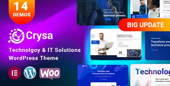 Crysa Technology and IT Solutions Theme