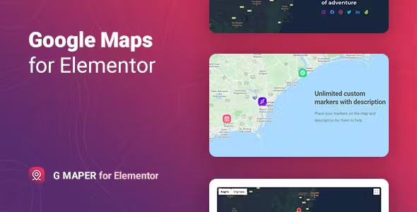 GMaper Google Maps for Elementor