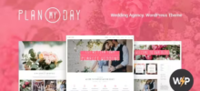 Plan My Day Wedding WordPress Theme