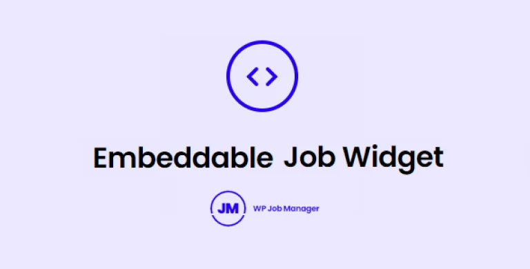 WP Job Manager Embeddable Job Widget