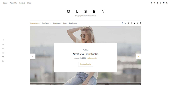 Olsen Pro Wordpress Theme