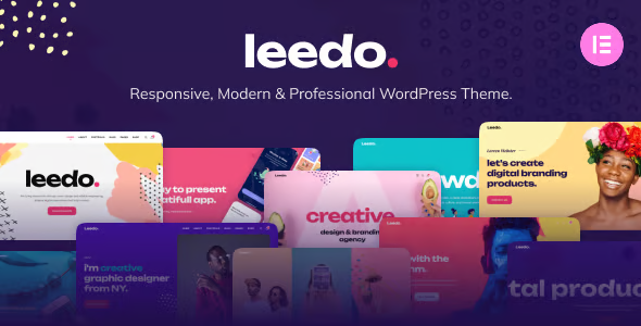 Leedo Colorful and Creative Portfolio Theme