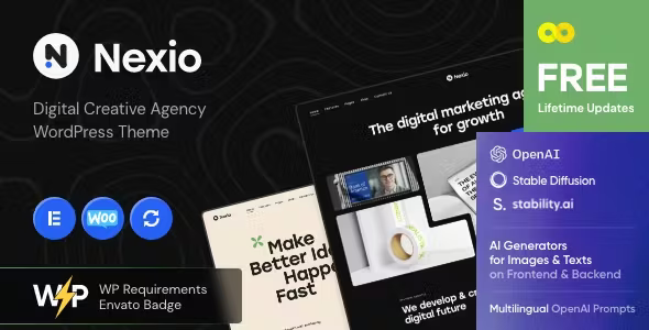 Nexio Digital Creative Agency Theme