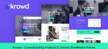 Krowd Crowdfunding and Charity Theme
