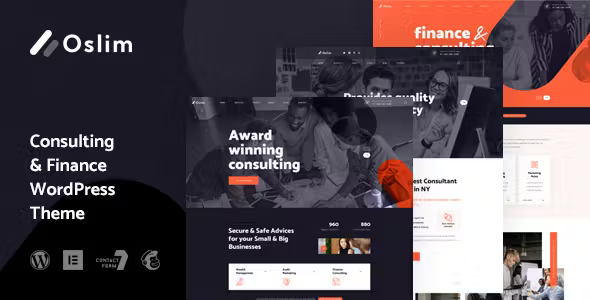 Oslim Consulting and Finance Theme