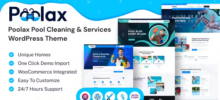 Poolax Pool Cleaning and Services Theme