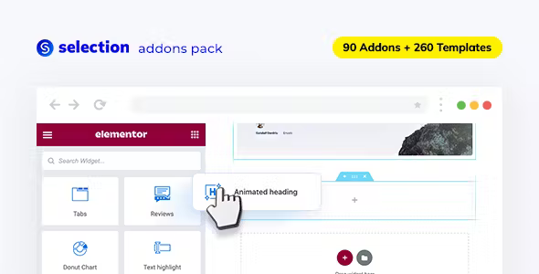 Selection Elementor Addons Pack for WordPress