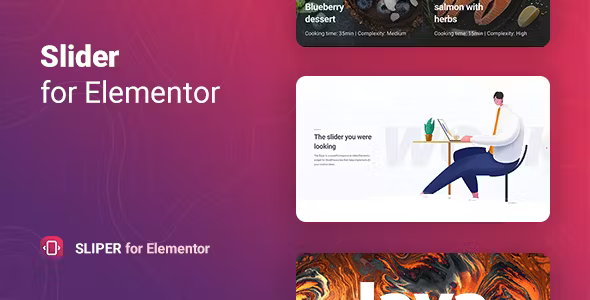 Sliper Fullscreen Slider for Elementor