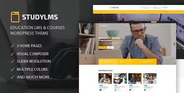Studylms Education LMS and Courses Theme