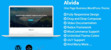 Alvida One Page Business WordPress Theme