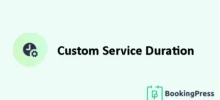 BookingPress Custom Service Duration Addon