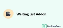 BookingPress Waiting List Addon
