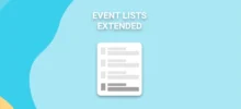 EventOn Events Lists Extended