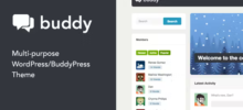 Buddy Simple WordPress and BuddyPress Theme