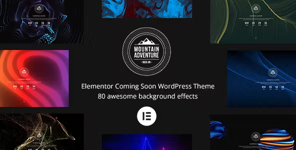 Mountain Elementor Coming Soon Theme
